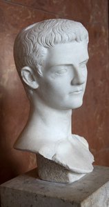 Bust of the Emperor Caligula (12 - 41 AD) by Roman Roman