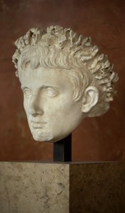Head of the Emperor Augustus (63 BC - 14 AD) by Roman Roman