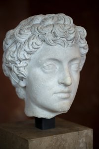 Head of the Roman Emperor Marcus Aurelius (Young) by Roman Roman
