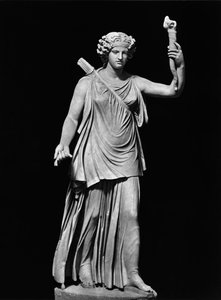 Diana Lucifera (marble) by Roman Roman