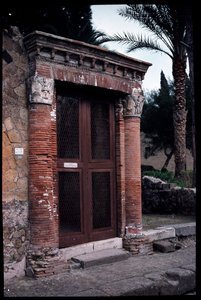 Door of casa del Gran portale (5th century BC-1st century AD) by Roman Roman