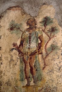 Erotic Fresco from Lupanar, Pompeii (UNESCO World Heritage List) by Roman Roman