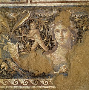 Floor from a Roman Villa at Zippori Depicting Scenes from the Life of Dionysus (detail)