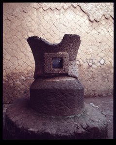 Grindstone of the Pistrinum (Bakery)
