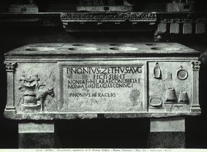 Sarcophagus of Nonius Zethus