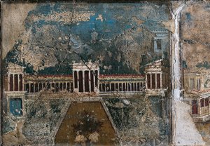 Third Style Fresco Depicting Architectural Landscape (detail)