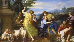Jacob and Rachel at the well