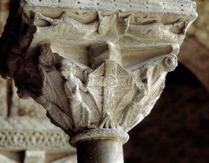 Capital Representing the Glorious Cross (sculpture)
