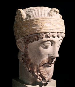 Portrait of Lothair, King of West Francia by Romanesque