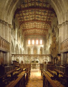 Romanesque Art: Internal View of the Church of Saint David