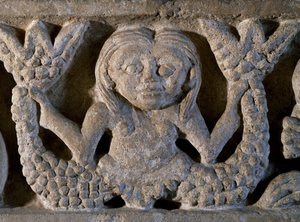 Two-tailed mermaid (detail)