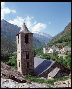 View of the church of St Joan de Boi by Romanesque
