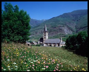 View of the Church of St Mary, Arties