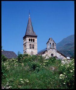 View of the church of St Mary, Arties by Romanesque