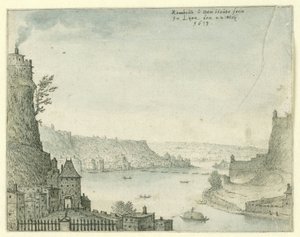 View of a City by a River