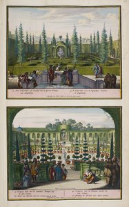 The Park at Enghien by Romeyn de (after) Hooghe
