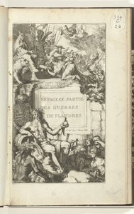 Title Page for the First Part of Guerres de Flandres by Romeyn de Hooghe (attributed to)