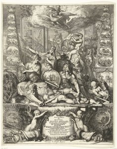 Allegory of the Death of Michiel de Ruyter, 1676 by Romeyn de Hooghe
