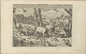 Asian and African animals by Romeyn de Hooghe