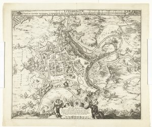 Bombardment of Luxembourg by Marshal de Créquy, 1684