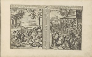 Trees, Animals, and Nuts; Worship of Idols by Romeyn de Hooghe