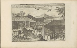 Brazilian Sugar Workers (title on object: Brazilian Sugar Works / Sugar Mills of Brazil) (series title: The East and West Indies and Other Places) by Romeyn de Hooghe