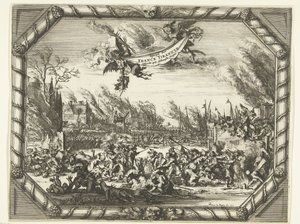 French Atrocities in Bodegraven and Zwammerdam, 1672 (title on object)