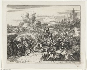 Battles Between Habsburgers and Turks Just Outside Vienna by Romeyn de Hooghe