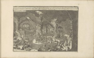 Caves in Malta by Romeyn de Hooghe