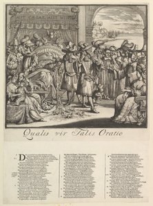 Qualis vir Talis Oratio by Romeyn de Hooghe