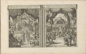 Court in China and Abyssinia by Romeyn de Hooghe