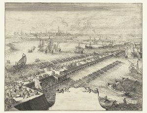 Pontoon Bridge of Parma over the Scheldt, 1585 (Guerres de Flandres)