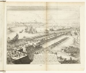 Pontoon Bridge of Parma over the Scheldt, 1585