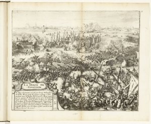 Battle for the Kauwenstein dike, 1585 by Romeyn de Hooghe