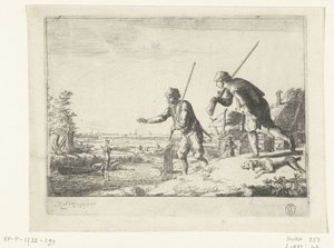 Two Soldiers by the Riverbank by Romeyn de Hooghe
