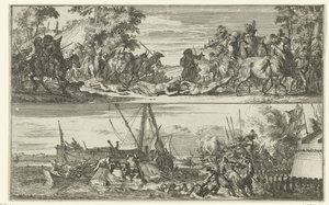 Two Depictions of French Atrocities, 1672 by Romeyn de Hooghe