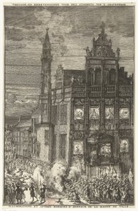 Signs of Joy for the Town Hall, 1691 by Romeyn de Hooghe