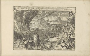 Volcanoes and Storms by Romeyn de Hooghe