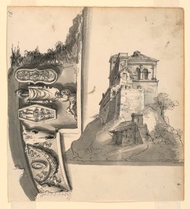 Frieze in Classical Style, A Villa Upon a Hill
