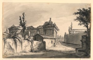 Stage Design, Antique Buildings by Romolo Achille Liverani