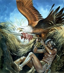 Eagle and Indian by Ron Embleton