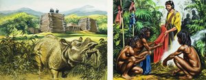 Marco Polo in Sumatra by Ron Embleton