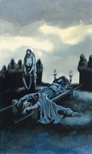 Tannhauser and Elizabeth by Ron Embleton