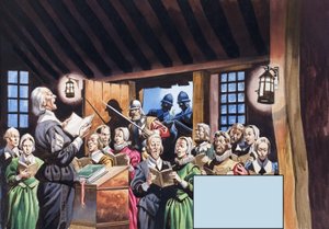 The Pilgrim Fathers by Ron Embleton