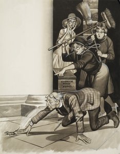 Vicar and Women by Ron Embleton