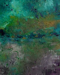 Deep Forest Abstract by Ron Halfant