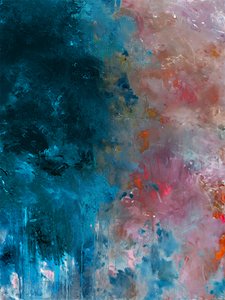 Vibrant Abstract Flow by Ron Halfant