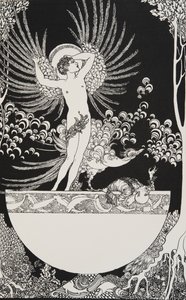Illustration from Rubáiyát of Omar Khayyam, 1920 by Ronald Balfour