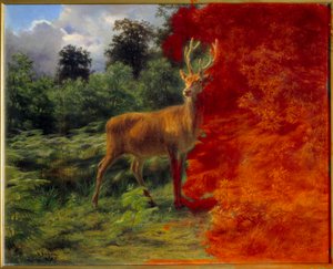 Deer Listening to the Wind by Rosa Bonheur