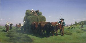 Haymaking, Auvergne